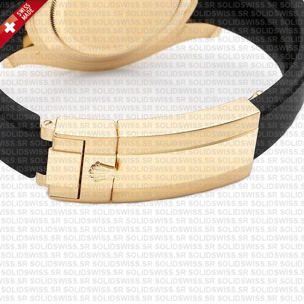 Rolex Yacht Master Rose Gold Ceramic 42mm Swiss Made Replica 226658