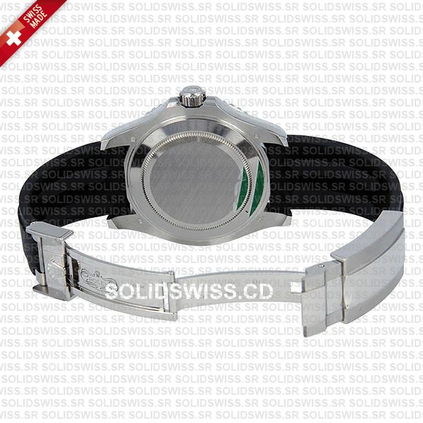 Rolex Yacht-Master White Gold Black Dial Ceramic Bezel Replica Watch