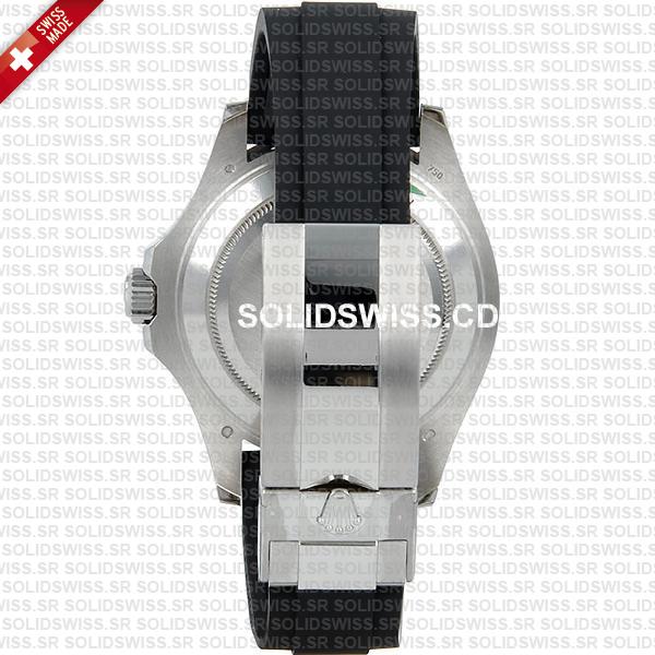 Rolex Yacht-Master 18k White Gold 904L Stainless Steel Black Ceramic Bezel 42mm