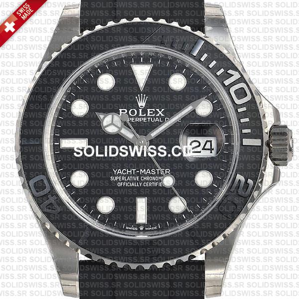 Rolex Yacht-Master White Gold Black Dial