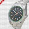 Rolex Milgauss 116400 Stainless Steel Green Watch