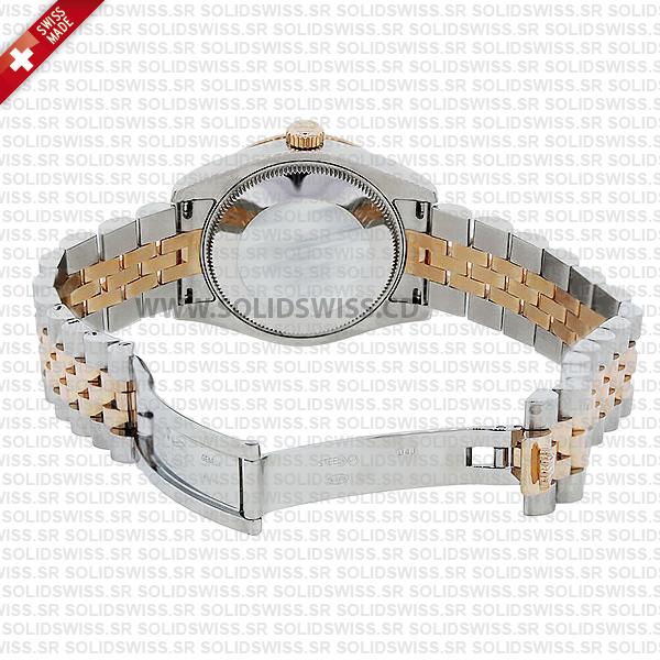 Rolex Datejust 31mm Jubilee 18k Rose Gold 2-Tone Swiss Replica