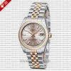 Rolex Datejust Ladies Two-Tone 18k Rose Gold Pink Dial 31mm with 904L Stainless Steel Jubilee Bracelet
