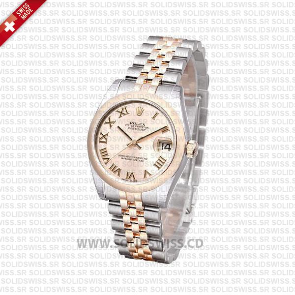 Rolex Datejust Two-Tone Rose Gold Jubilee | Solidswiss Replica