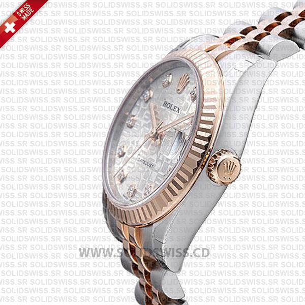 Rolex Datejust 31mm Two-Tone Silver Jubilee Dial