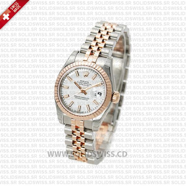 Rolex Datejust Two-Tone Rose Gold 31mm Jubilee Watch
