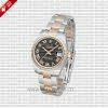 Rolex Datejust 31mm Two-Tone Black Roman Dial Swiss Watch
