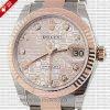 Rolex Lady-Datejust Stainless Steel 18k Rose Gold Two-Tone