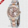 Rolex Lady-Datejust Stainless Steel Rose Roman Dial 31mm