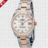 Rolex Datejust Ladies Two-Tone 18k Rose Gold White Mother Of Pearl Diamonds Dial 31mm