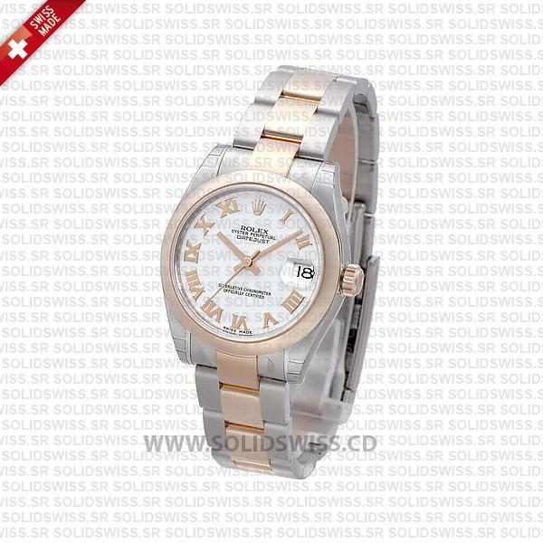 Rolex Datejust Two-Tone 31mm Oyster Bracelet Replica Watch