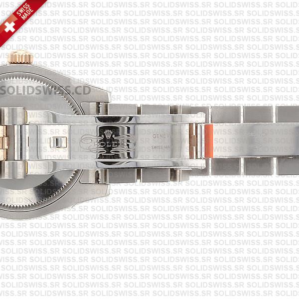 Rolex Datejust 31mm Oyster 18k Rose Gold 2-Tone Swiss Replica