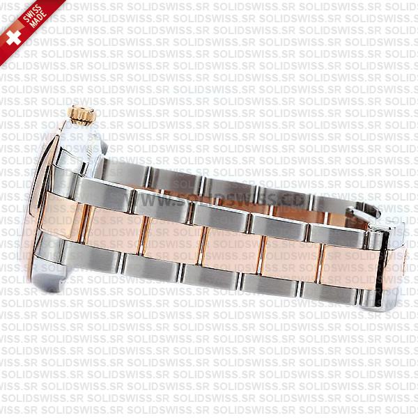 Rolex Datejust 31mm Oyster 18k Rose Gold 2-Tone Swiss Replica