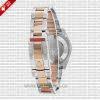 Rolex Lady-Datejust Two-Tone 18k Rose Gold White Diamond Dial Oyster Bracelet Replica Watch