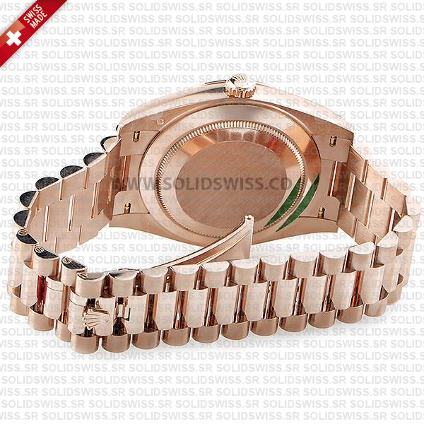 Rolex Oyster Perpetual Day-Date Rose GoldFluted bezel 40mm