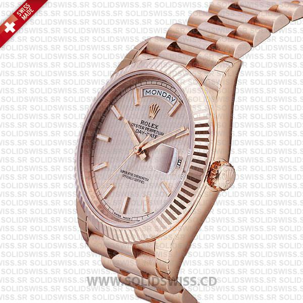 Rolex Day-Date 40 Rose Gold Watch