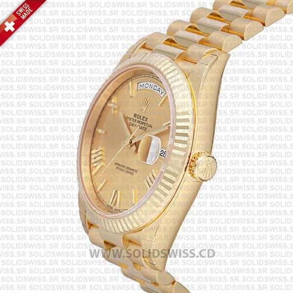 Rolex Day-Date 40 Yellow Gold Roman Dial