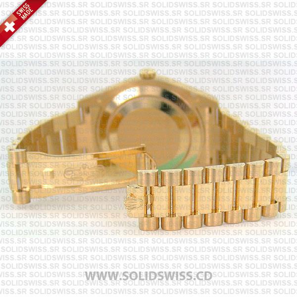Rolex Day-Date II Gold Black Arabic