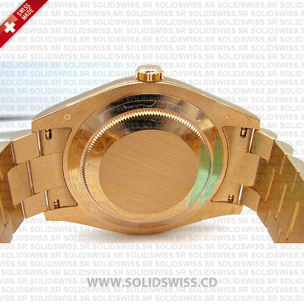 Rolex Day-Date II Gold Black Arabic