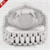 Rolex Day-Date II 18k White Gold Silver Diamond Dial 41mm