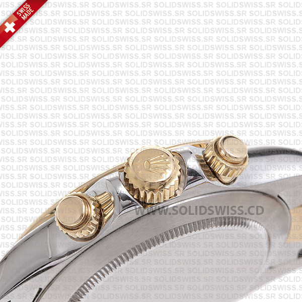 Rolex Oyster Perpetual Cosmograph Daytona Two-Tone 18k Yellow Gold 40mm