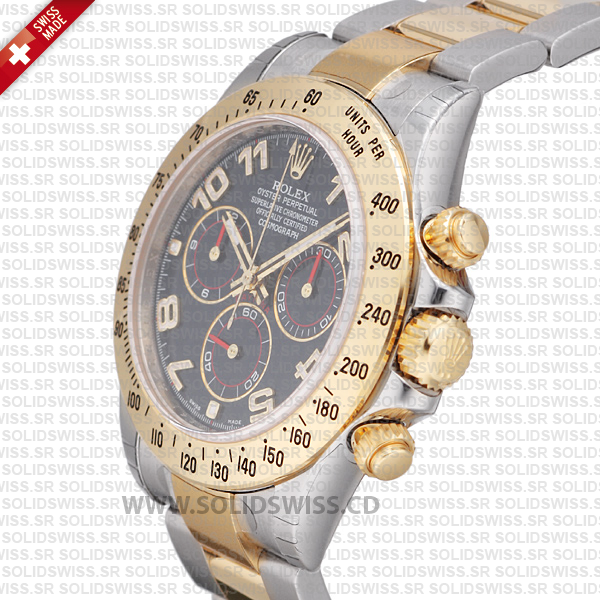 Rolex Daytona Two-Tone Blue Arabic Dial Replica