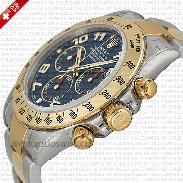 Rolex Daytona Two-Tone Blue Arabic Dial 40mm