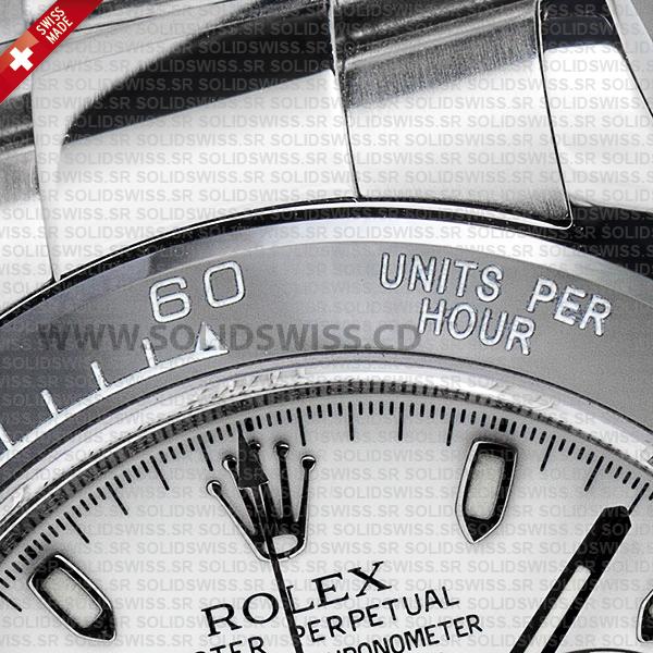 Rolex Daytona 2016 Stainless Steel White Dial 40mm Watch