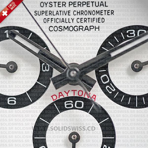 Rolex Daytona 2016 Stainless Steel White Dial 40mm Replica Watch