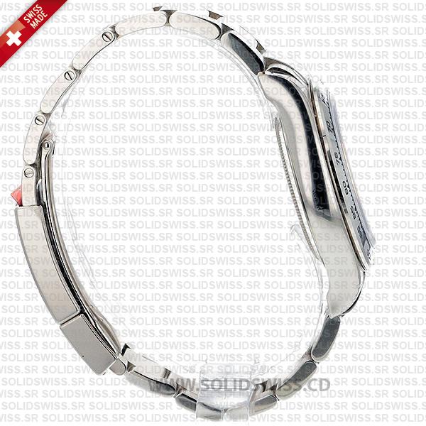 Rolex Daytona 2016 White Gold Blue Dial Stainless Steel