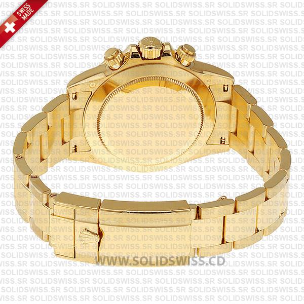 Rolex Daytona 18k Yellow Gold 904L Stainless Steel