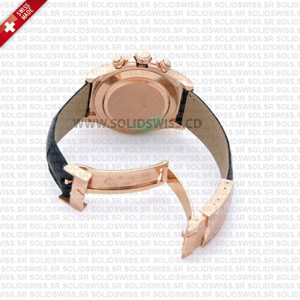 Rolex Cosmograph Daytona 904L Stainless Steel 40mm 18k Rose Gold Replica Watch