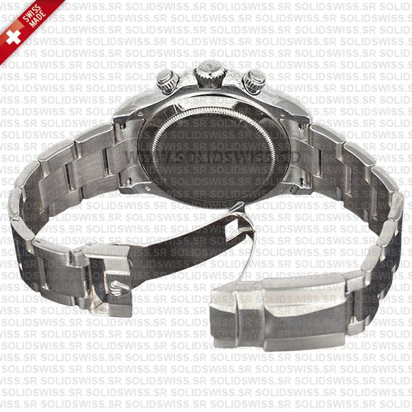 Rolex Daytona White Gold Rainbow Oyster Bracelet