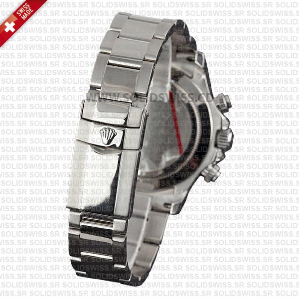 Rolex Daytona White Gold Rainbow Swiss Replica