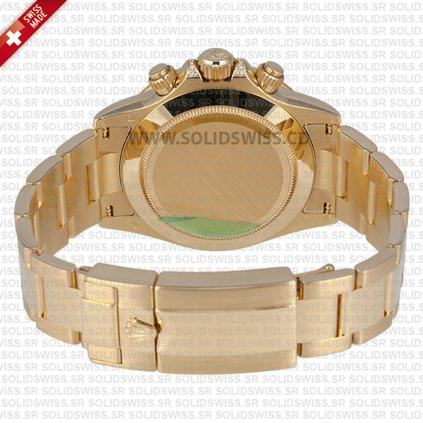Rolex Daytona Yellow Gold Rainbow Bezel 40mm