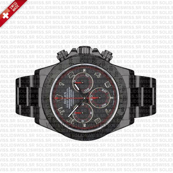 Rolex Daytona Stainless Steel DLC Black Dial