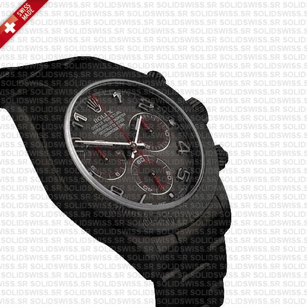 Rolex Daytona DLC Black Arabic Lumen Dial