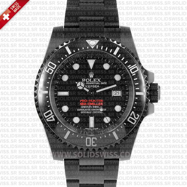 Rolex Sea-Dweller Deepsea DLC Pro Hunter Replica Watch