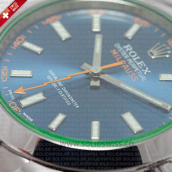Rolex Milgauss Blue Dial Stainless Steel 40mm