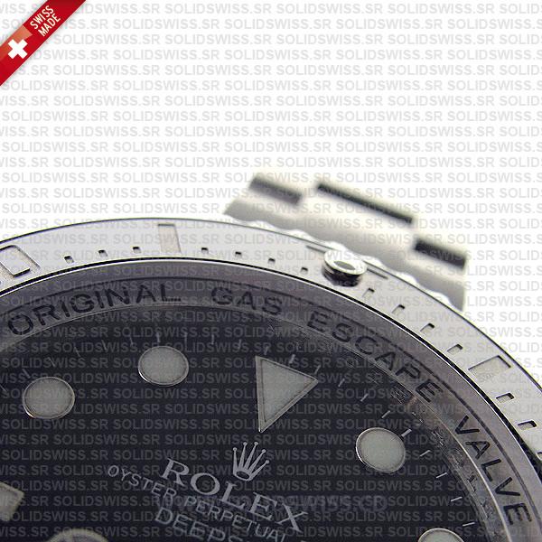 Rolex Deepsea Sea-Dweller 44mm Black Dial | 904L Steel Replica Watch