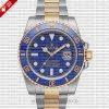 Rolex Submariner 18k Yellow Gold 2 Tone Blue Dial | Solidswiss