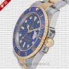 Rolex Submariner 18k Yellow Gold 2 Tone Blue Dial
