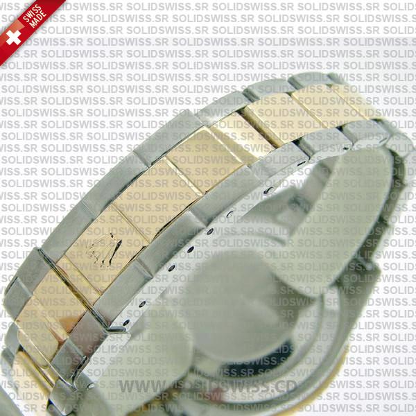 Rolex Submariner Serti Dial 2-Tone | Silver Face Swiss Replica Watch