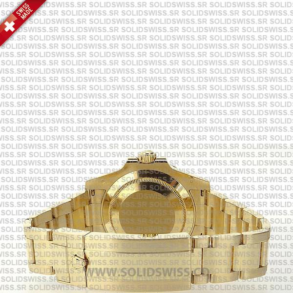 Rolex Submariner Gold Black Ceramic DLC Coated Bezel 40mm