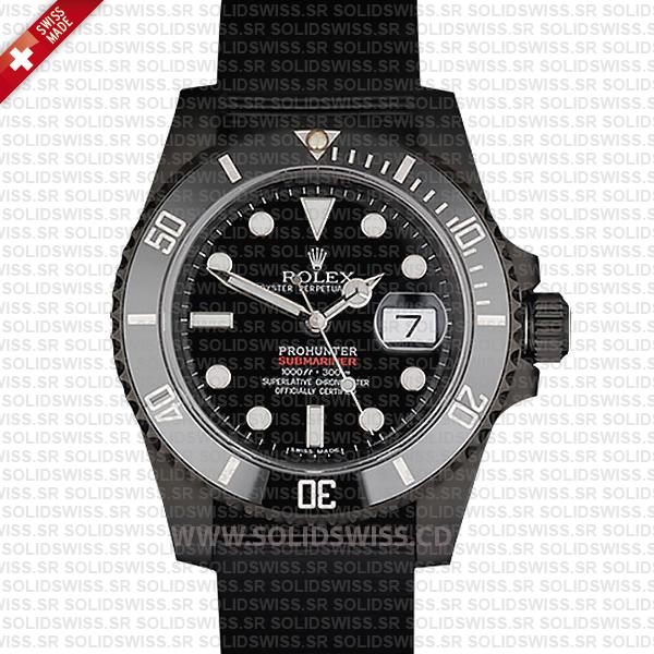 Pro Hunter Rolex Submariner NATO Date | Black Ceramic Bezel