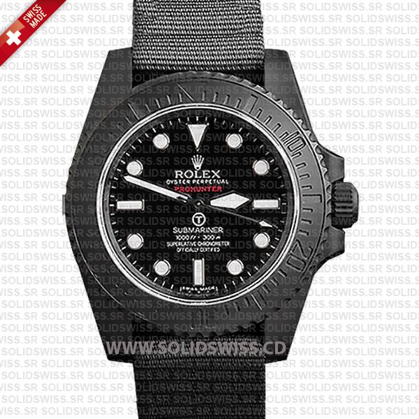 Pro Hunter Rolex Submariner NATO No-Date | Swiss Replica