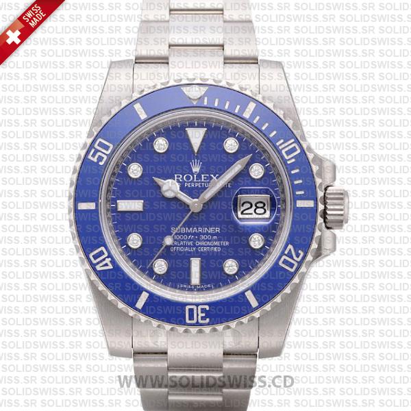 Rolex Submariner Stainless Steel Blue Dial | Ceramic Bezel