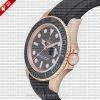 Rolex Yacht-Master Rose Gold Black Dial Replica Watch