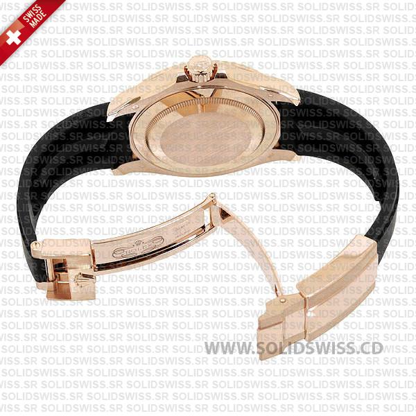 Rolex Yacht-Master Rose Gold Black Dial 40mm