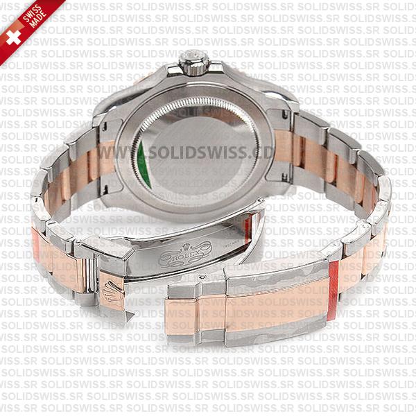 Rolex Yacht-Master Two-Tone 18k Rose Gold Oyster Bracelet